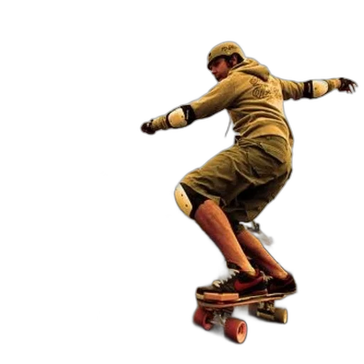 photorealistic, concept art, 3d render, skateboarder transparent PNG cut-out