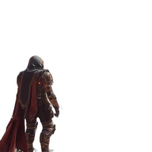sword, weapon, jacket, creature transparent PNG cut-out