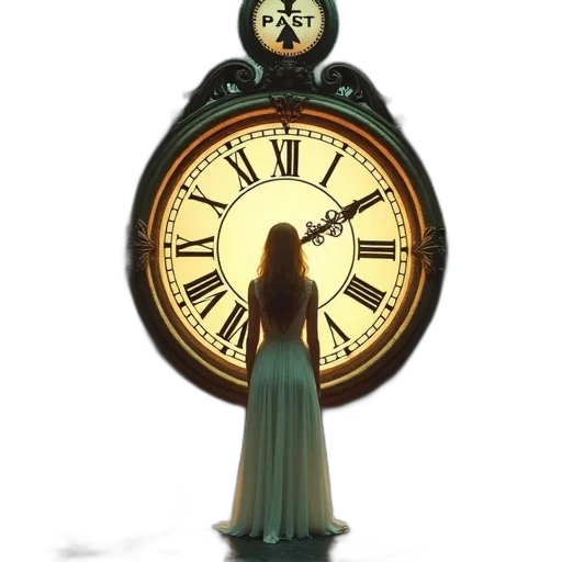 dress, jewelry, staff, 3d render transparent PNG cut-out