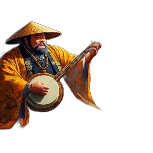 staff, umbrella, dragon, hat transparent PNG cut-out