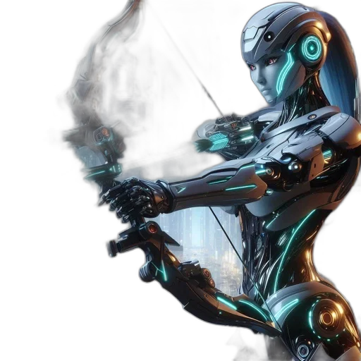 robot, sword, weapon, concept art transparent PNG cut-out