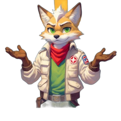 staff, jacket, animal, weapon transparent PNG cut-out