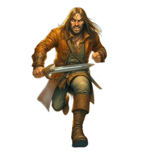 sword, staff, jacket, weapon transparent PNG cut-out