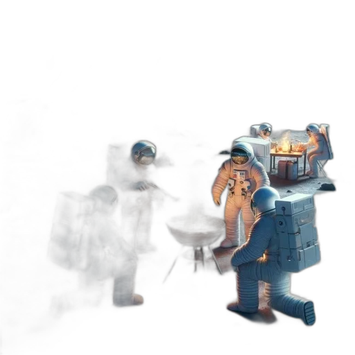 robot, staff, mask, weapon transparent PNG cut-out