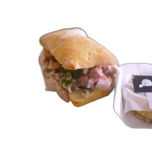 food, 3d render, photorealistic, sandwich transparent PNG cut-out