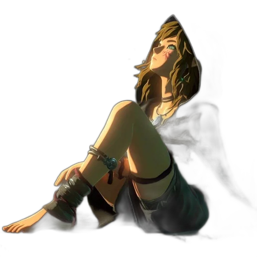 dress, staff, mask, concept art transparent PNG cut-out
