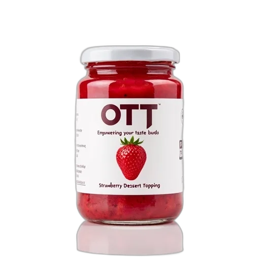 food, bottle, strawberry, jam transparent PNG cut-out