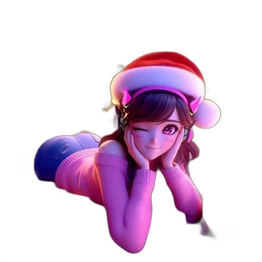 hat, creature, concept art, 3d render transparent PNG cut-out