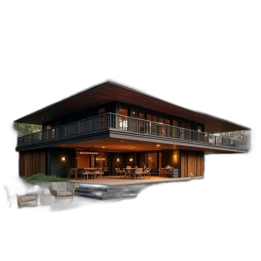 building, 3d render, photorealistic, concept art transparent PNG cut-out