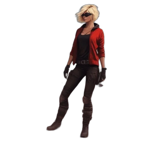 jacket, hat, 3d render, concept art transparent PNG cut-out