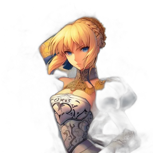 dress, dragon, staff, weapon transparent PNG cut-out