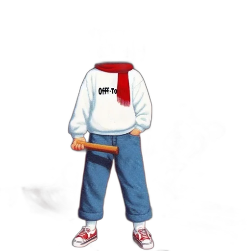 jacket, staff, concept art, pixel art transparent PNG cut-out