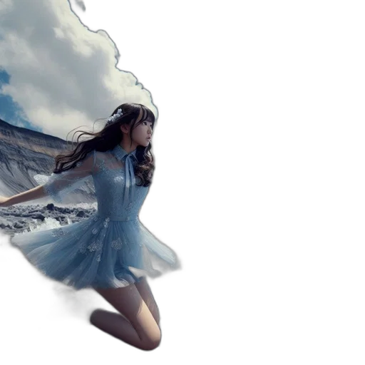 dress, photorealistic, fantasy art, concept art transparent PNG cut-out
