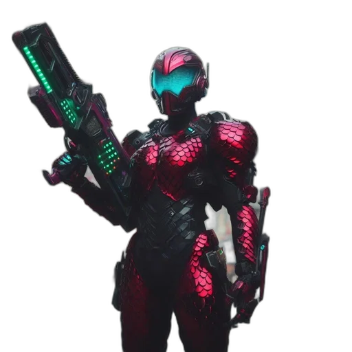 robot, weapon, staff, concept art transparent PNG cut-out