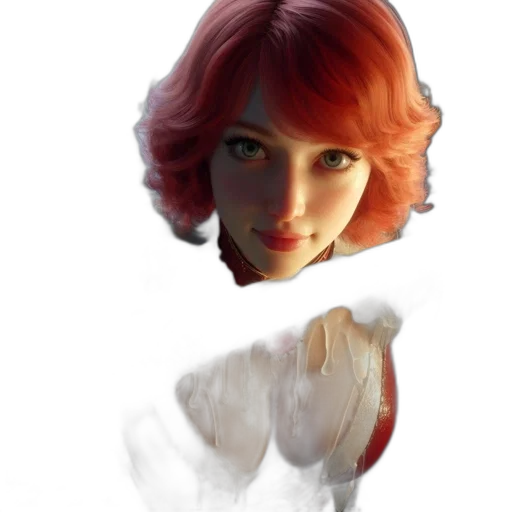 face, creature, hair, mask transparent PNG cut-out