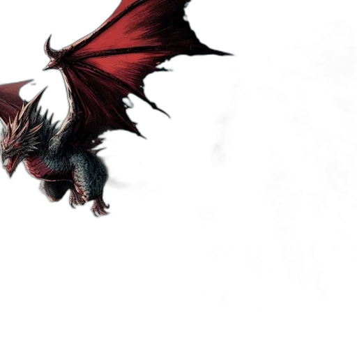 dragon, creature, animal, concept art transparent PNG cut-out