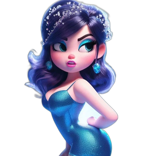 dress, fantasy art, concept art, 3d render transparent PNG cut-out