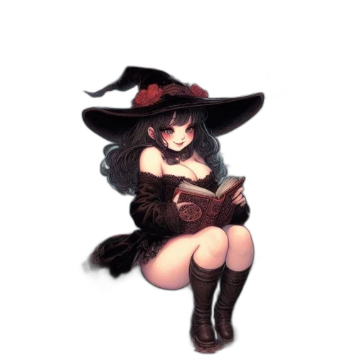hat, staff, weapon, creature transparent PNG cut-out