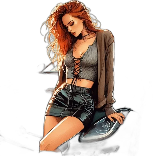 jacket, dress, jewelry, watercolor transparent PNG cut-out