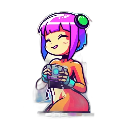 robot, weapon, staff, dress transparent PNG cut-out