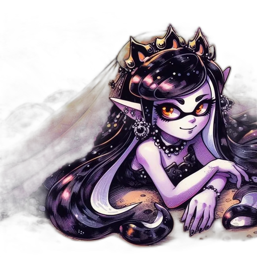 crown, fantasy art, concept art, watercolor transparent PNG cut-out
