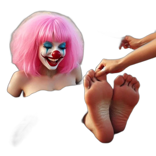 shoes, creature, mask, face transparent PNG cut-out
