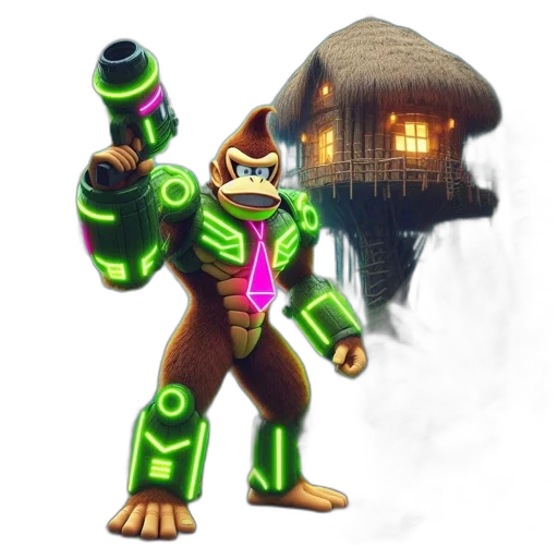 staff, weapon, robot, creature transparent PNG cut-out