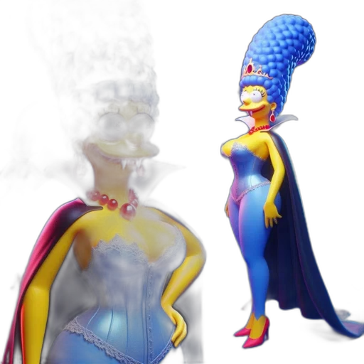 dress, crown, hair, concept art transparent PNG cut-out