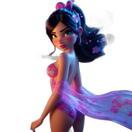 dress, concept art, fantasy art, 3d render transparent PNG cut-out