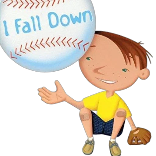cartoon, boy, baseball, glove transparent PNG cut-out