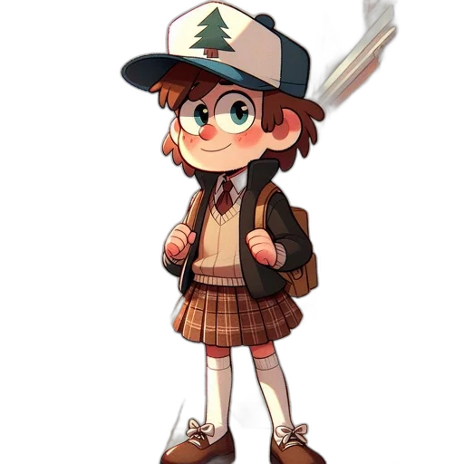 hat, staff, jacket, weapon transparent PNG cut-out