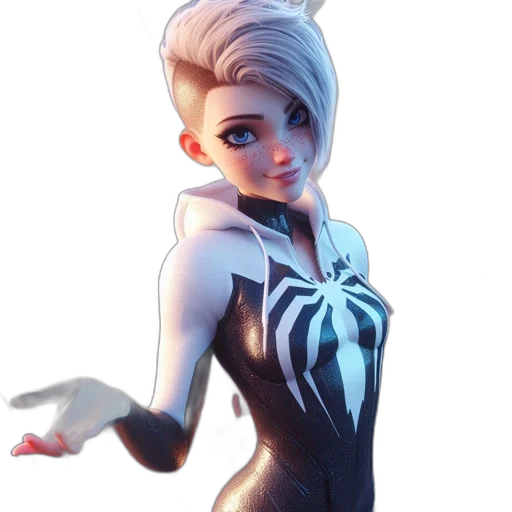 dress, robot, staff, creature transparent PNG cut-out
