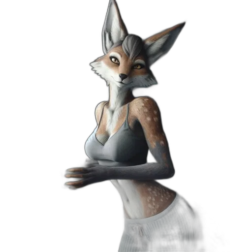 dress, staff, animal, creature transparent PNG cut-out