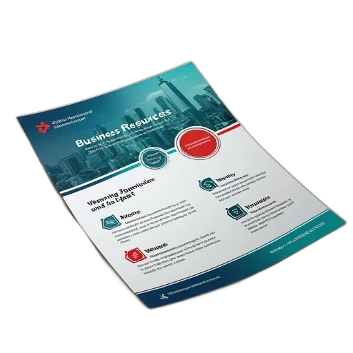 flyer, business, resources, tap transparent PNG cut-out