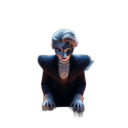 mask, creature, face, staff transparent PNG cut-out