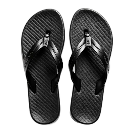 shoes, photorealistic, pair, black transparent PNG cut-out