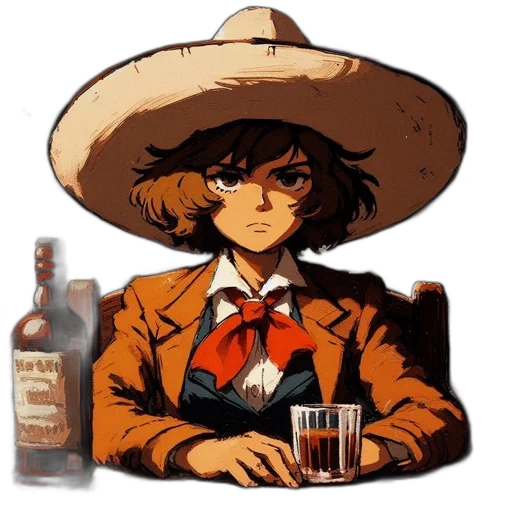 hat, jacket, face, umbrella transparent PNG cut-out