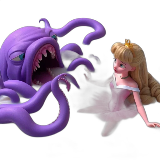 creature, concept art, 3d render, fantasy art transparent PNG cut-out