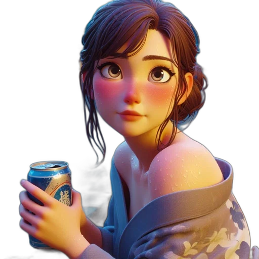 bottle, dress, face, food transparent PNG cut-out