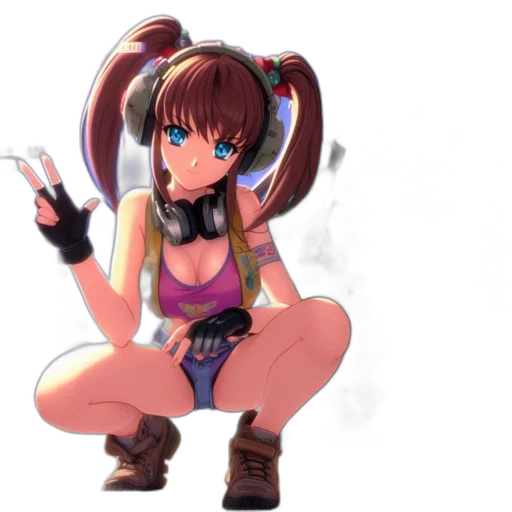 weapon, staff, jacket, robot transparent PNG cut-out