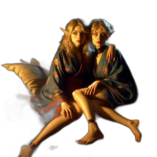 concept art, fantasy art, oil painting, photorealistic transparent PNG cut-out