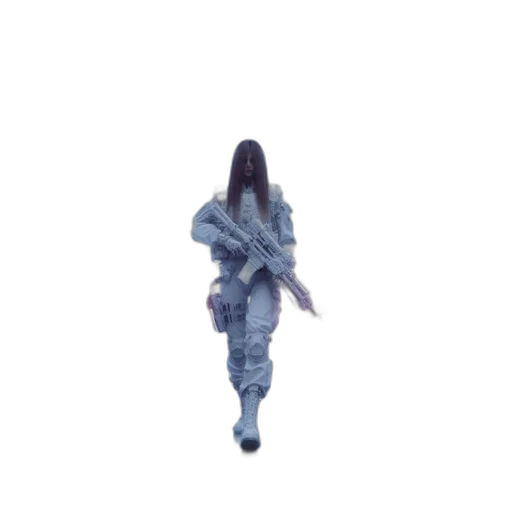 jacket, dress, hair, creature transparent PNG cut-out
