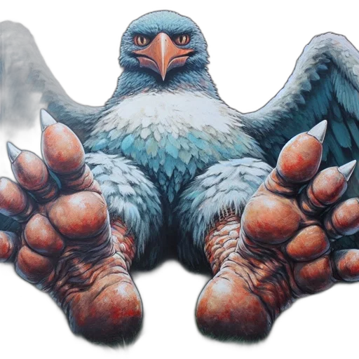 creature, animal, concept art, photorealistic transparent PNG cut-out