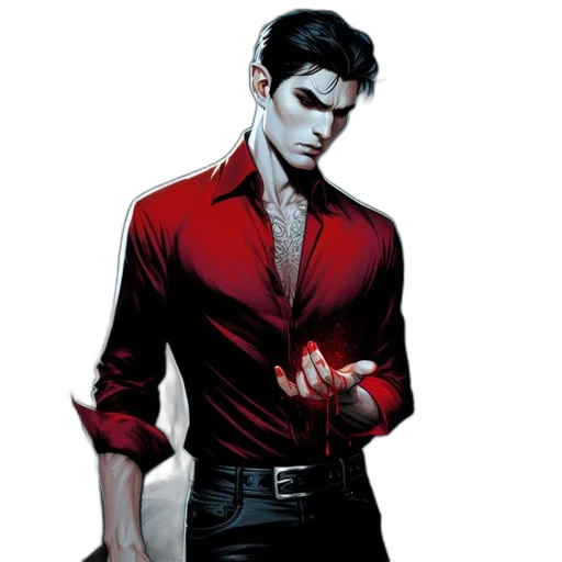 jacket, comic book art, concept art, fantasy art transparent PNG cut-out