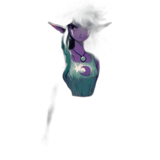 dragon, staff, creature, mask transparent PNG cut-out