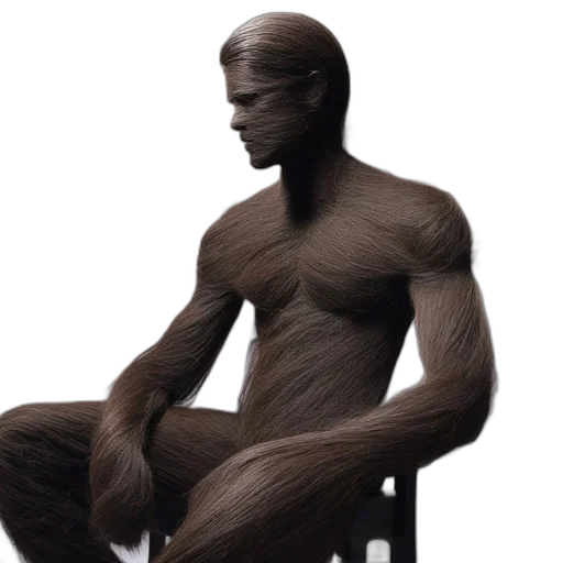 hair, creature, animal, furniture transparent PNG cut-out