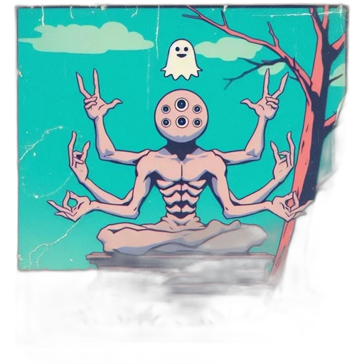 mask, creature, robot, face transparent PNG cut-out