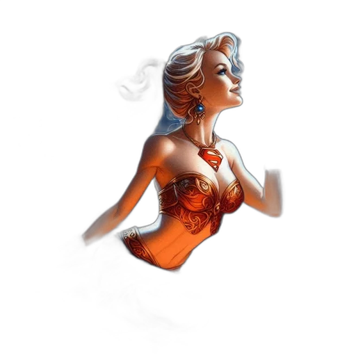 dress, jewelry, concept art, fantasy art transparent PNG cut-out