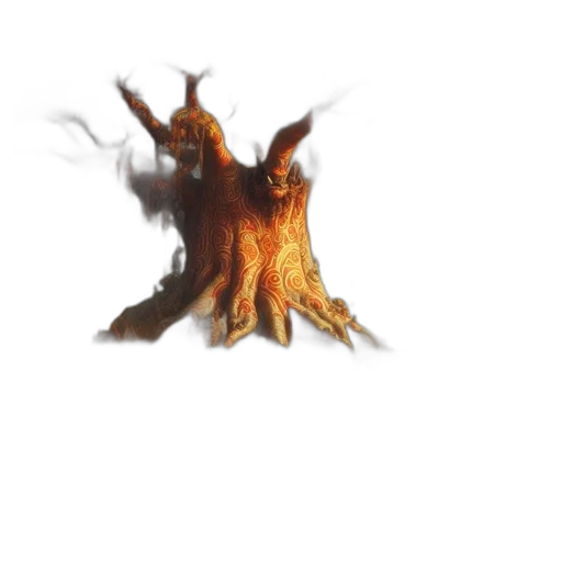 tree, creature, dragon, hair transparent PNG cut-out
