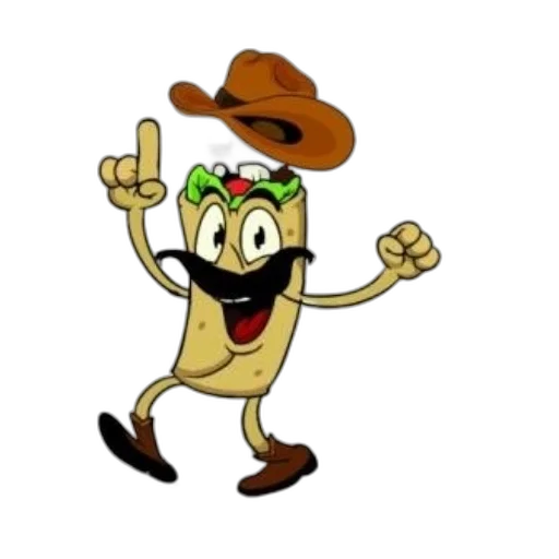 hat, staff, animal, food transparent PNG cut-out